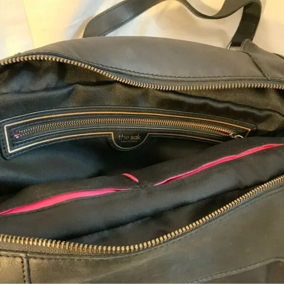 The Sak Salinas Triple Compartment Hobo by The Sak Collective Black